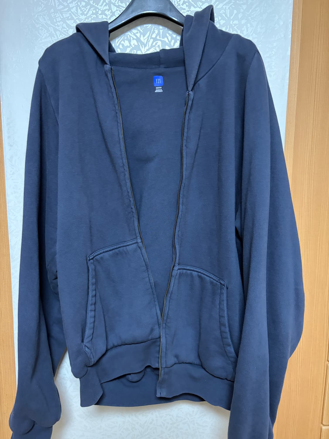 [M] 이지갭 후드집업 네이비 상품이미지1