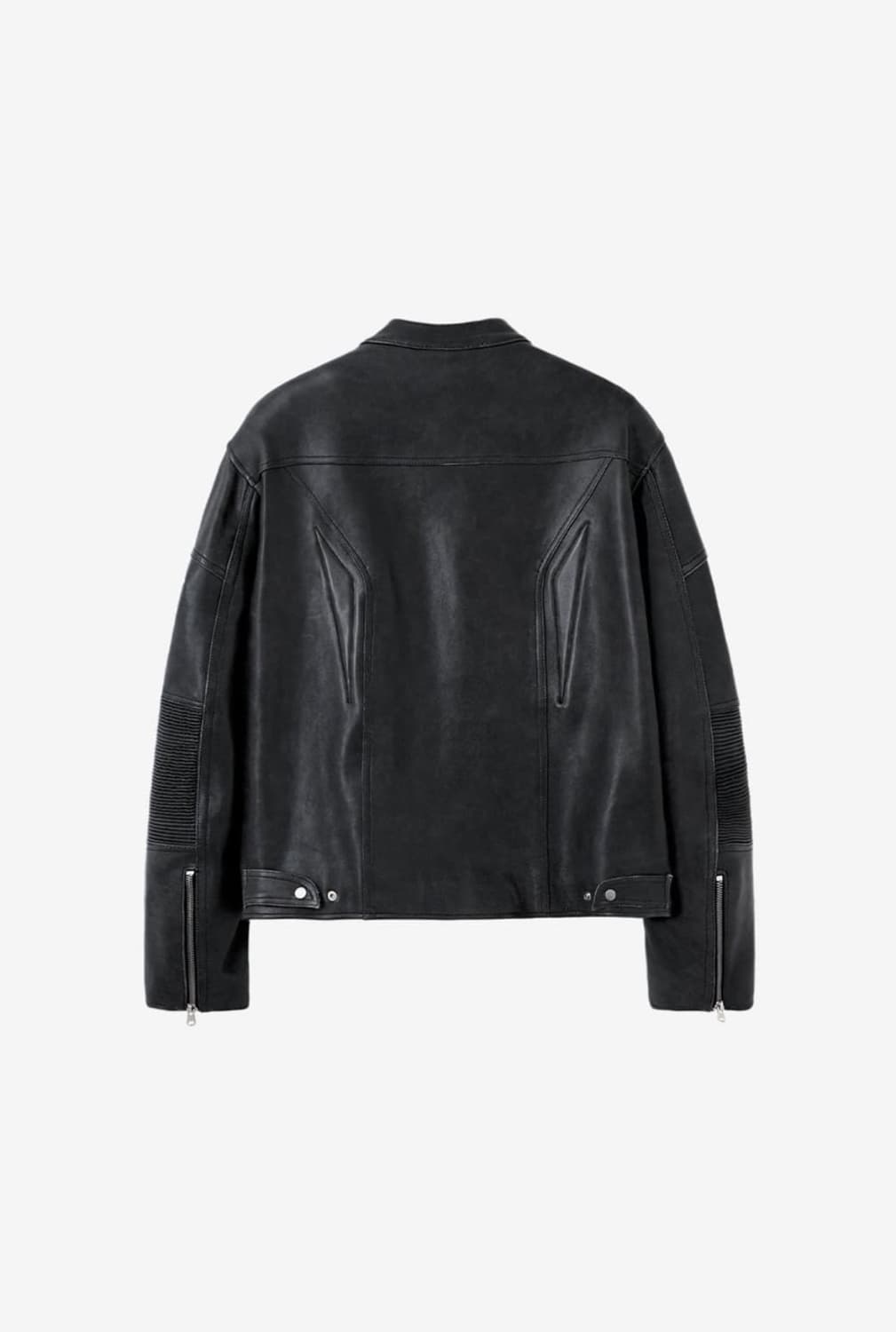 인사일런스 앰보 바이크 레더 자켓 상품이미지4