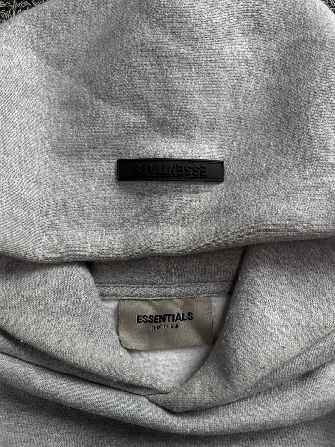 피어오브갓 에센셜 빅로고 박시핏 후디 그레이 1697 상품이미지4