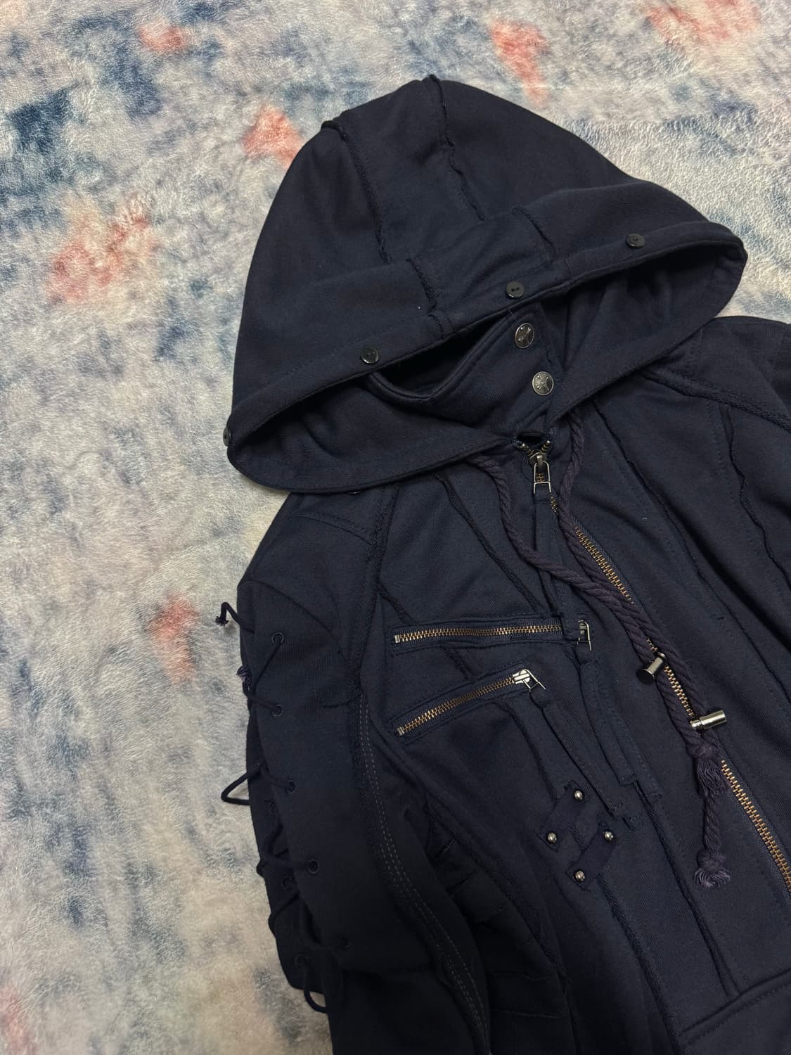 Ozz croce archive lace up bondage hood j 상품이미지3