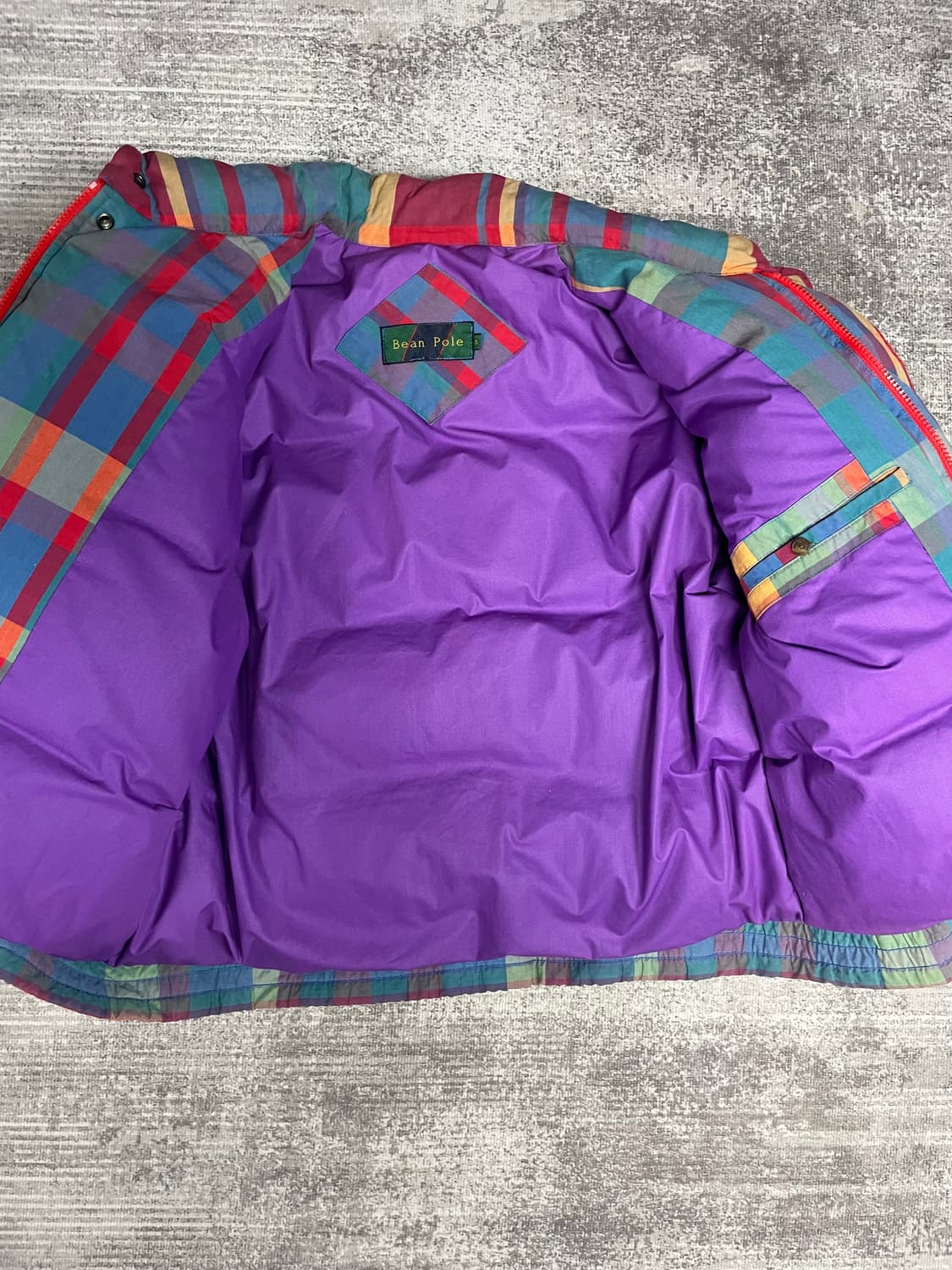 80s vintage Bean pole  다운푸퍼 상품이미지7