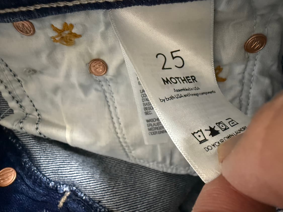 마더MOTHER 썬플라워 자수 진 25 상품이미지8