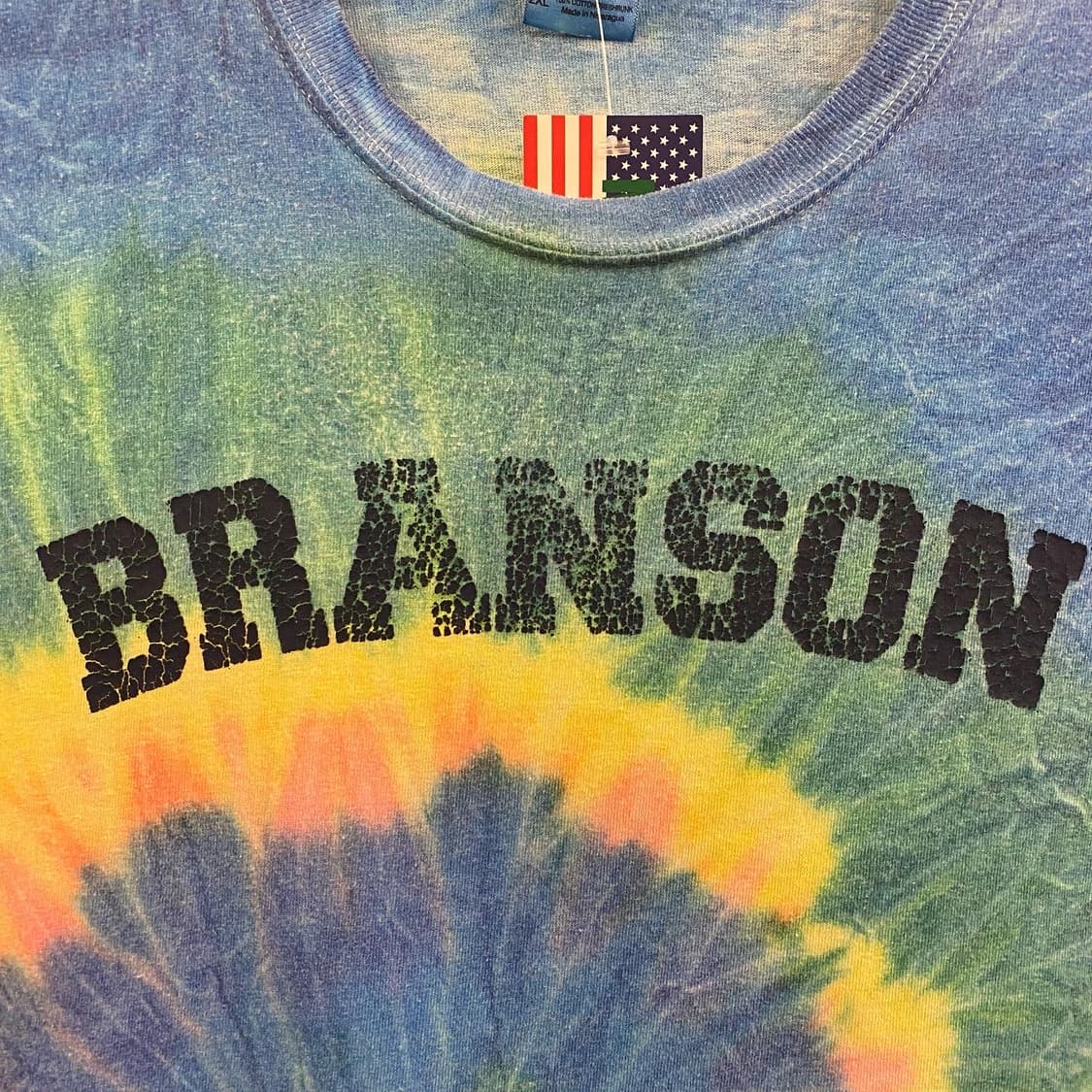 레어 00s USA BRANSON 타이다이 반팔티 상품이미지7