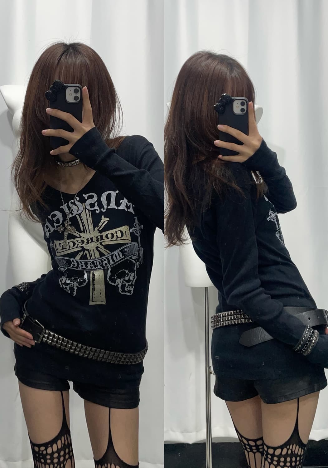 🎸블랙 프린팅 롱슬리브🎸 상품이미지1