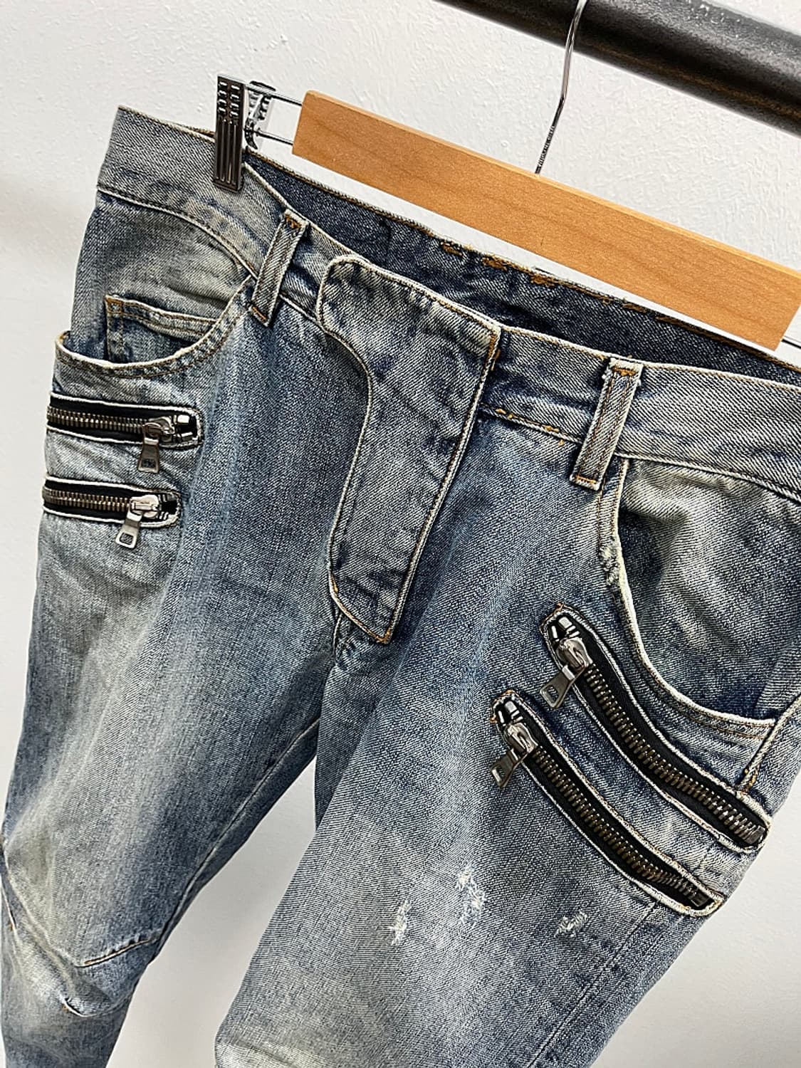 32) 발망 이태리 지퍼 바이커진  상품이미지4