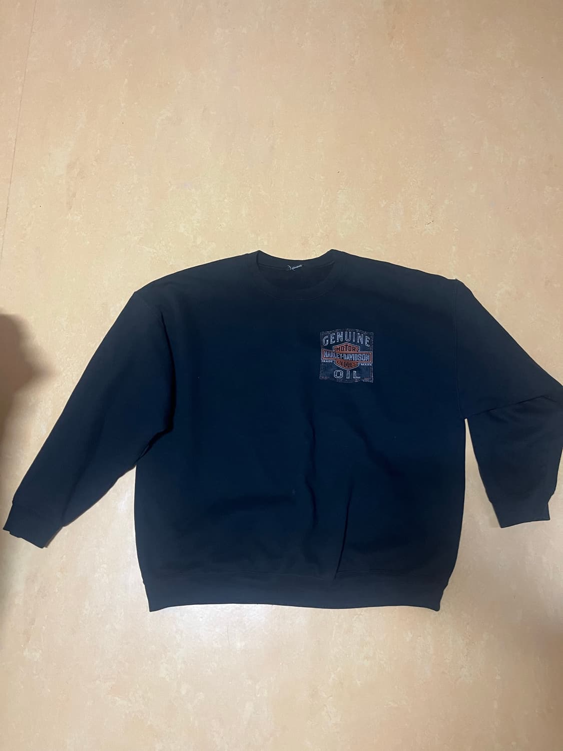 할리데이비슨 맨투맨 105-110 블랙 상품이미지1