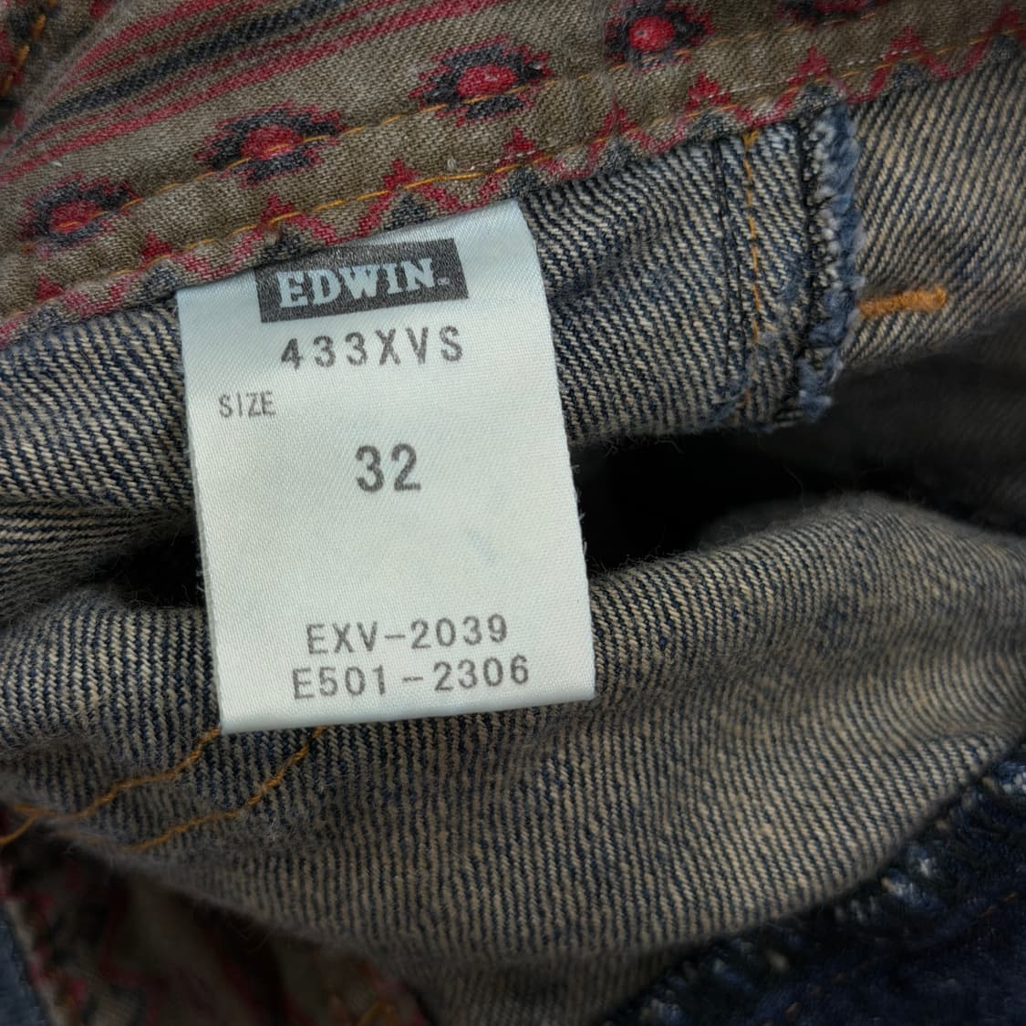 에드윈 빈티지 워싱 데님 Y2K 팬츠 바지 32 상품이미지4