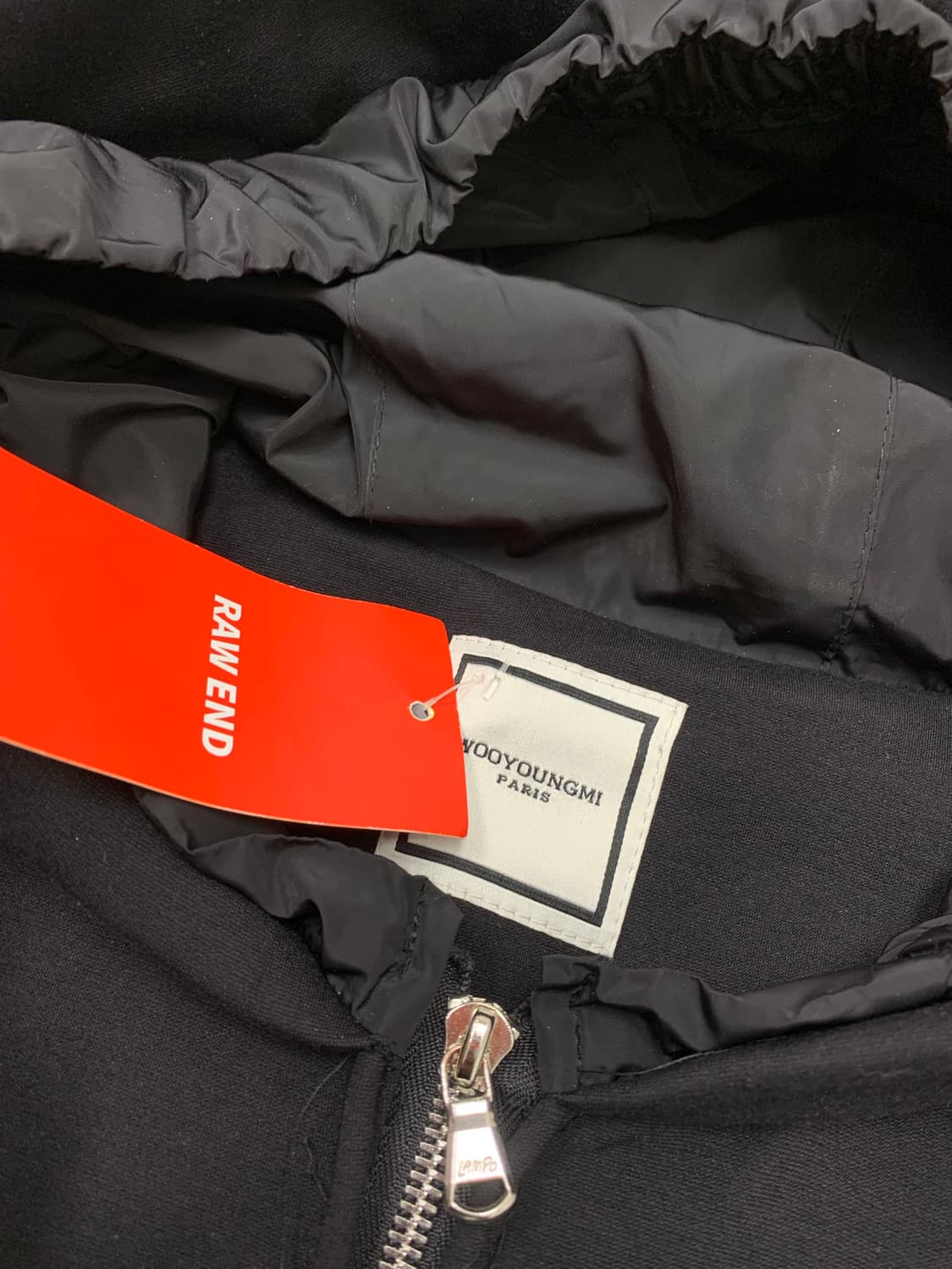 우영미 블랙 후드집업 #390 상품이미지4