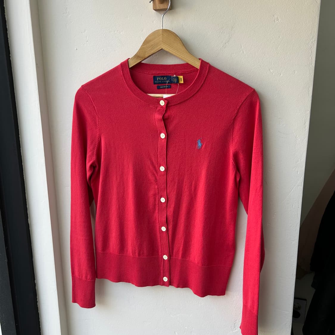 16431 - 폴로 랄프로렌 레드 가디건 (피마 코튼) 상품이미지3
