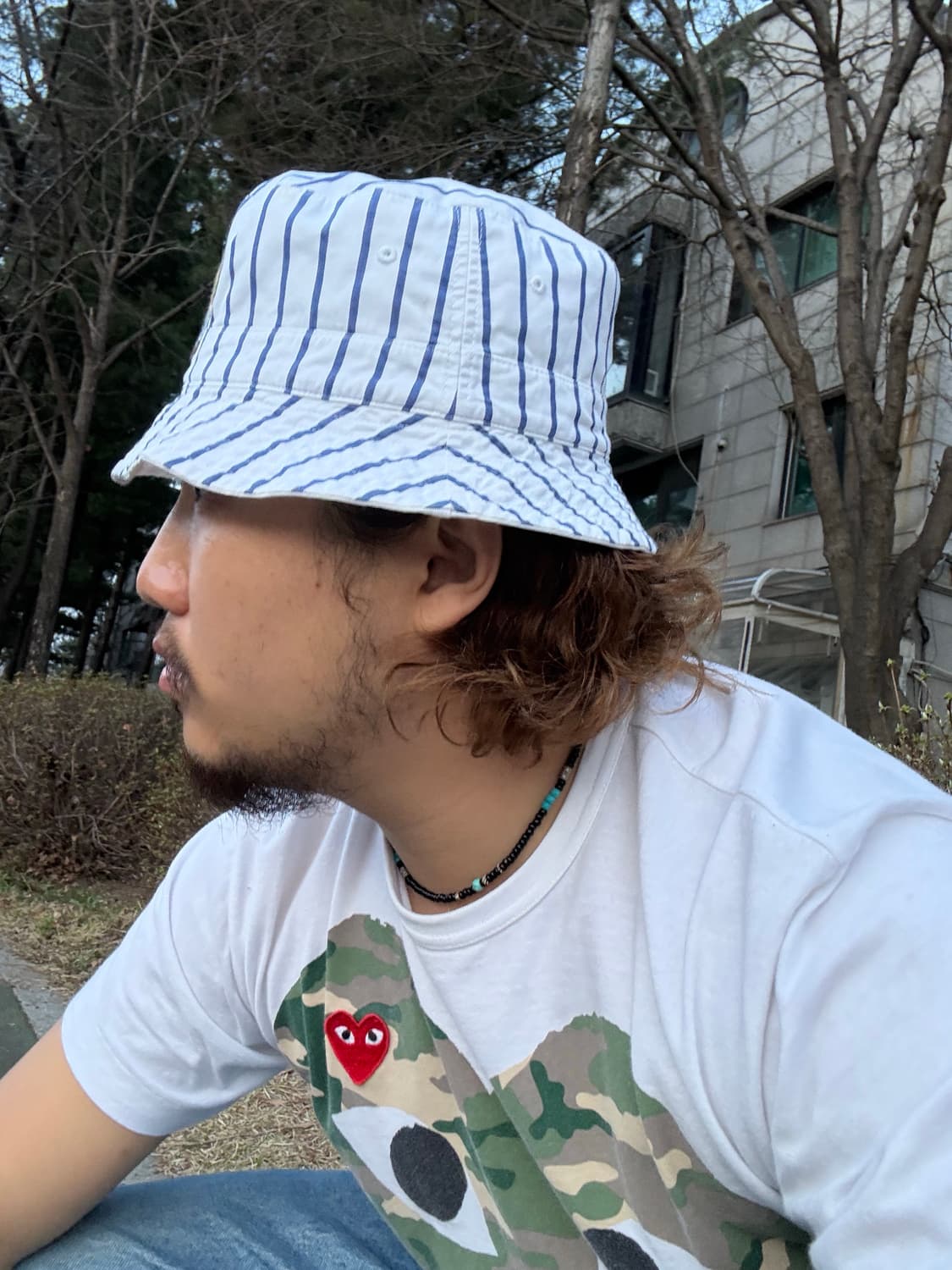 폴로 랄프로렌 리버시블 베어 크레스트 버킷햇 상품이미지4