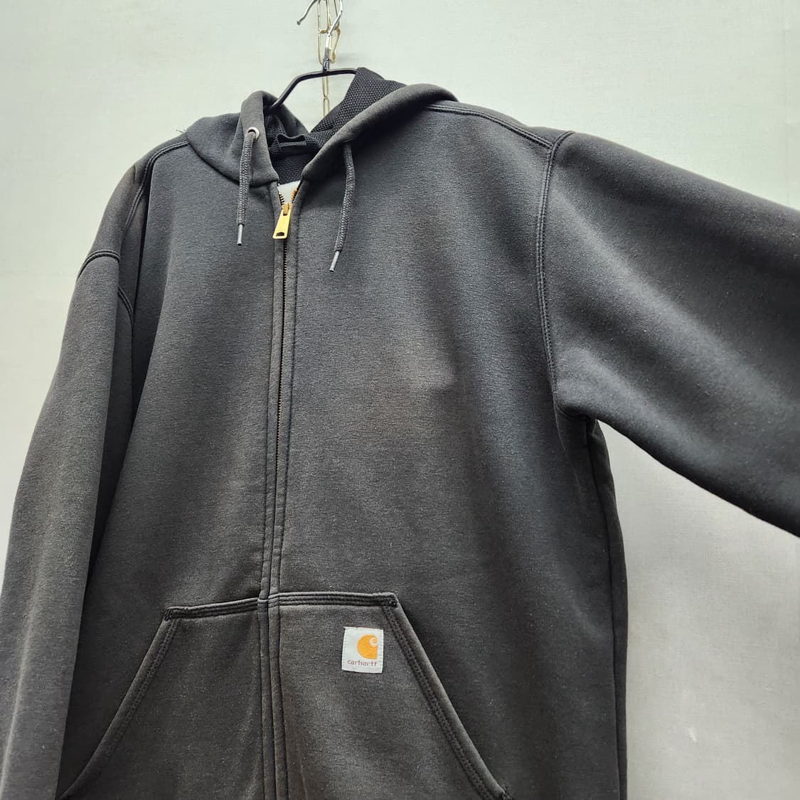 칼하트 로고 오버핏 후드집업 2XL 상품이미지2