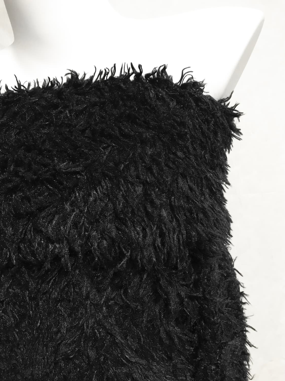 빈티지 갸루 헤어리 오프숄더 니트 원피스 탑 상품이미지3