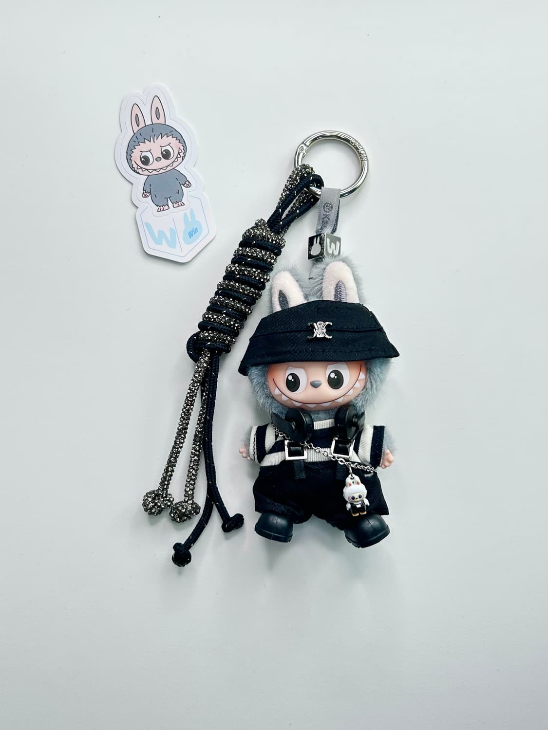 (2)🤠🧐미니라부부 커스텀키링“w” 상품이미지1