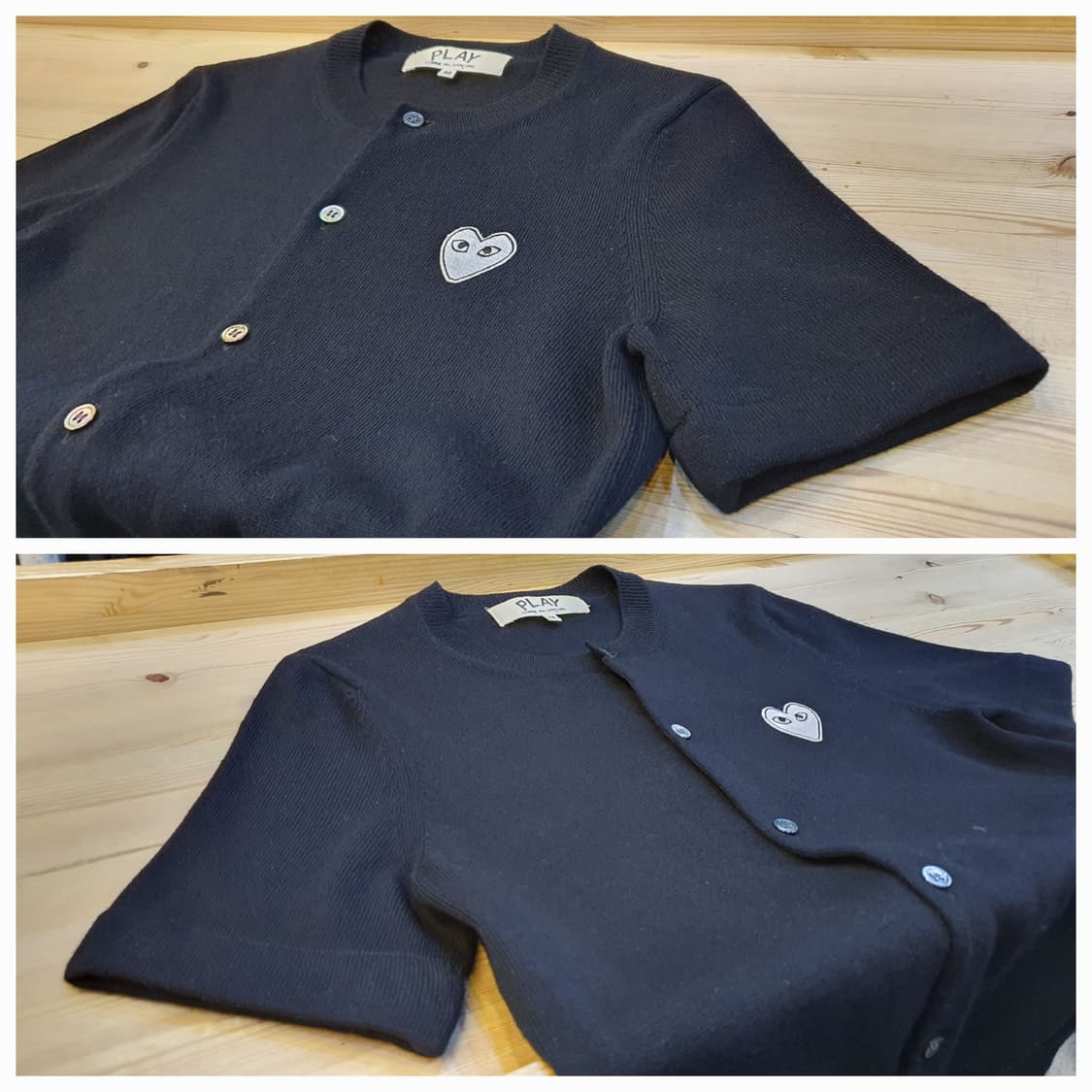 55.꼼데가르송 반팔가디건 상품이미지4