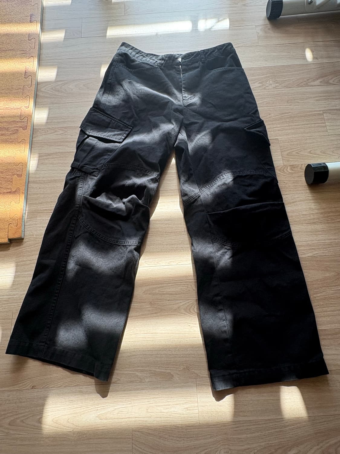 다이브인 무민서 베른 카고 팬츠 블랙 상품이미지3