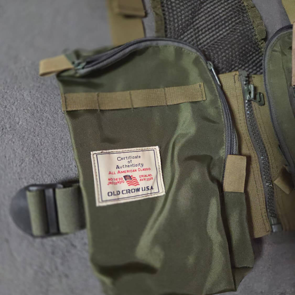 올드크로우 밀리터리 베스트 조끼 상품이미지3