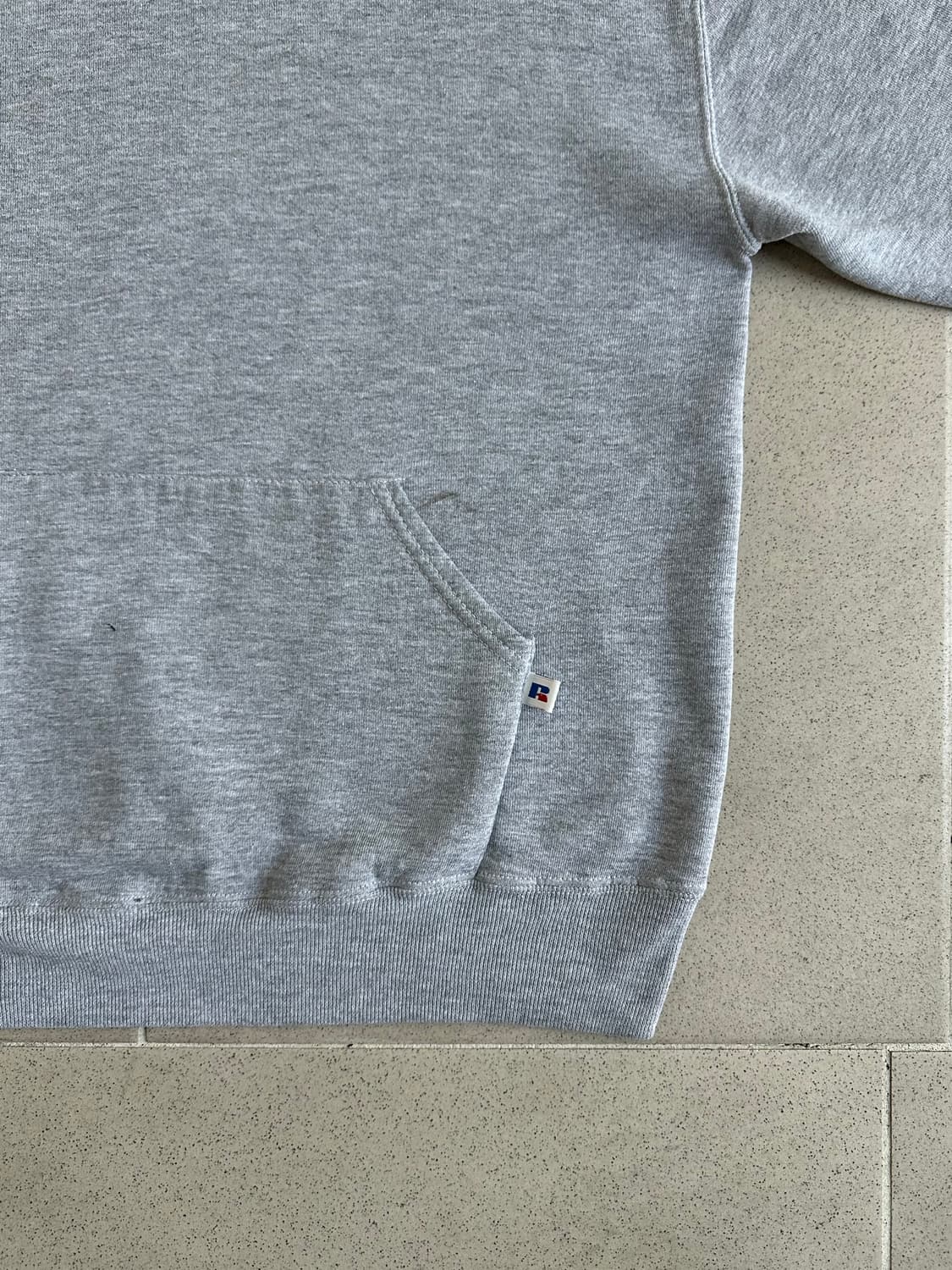 90s 빈티지 러셀 후드 그레이 M 페인팅 상품이미지3