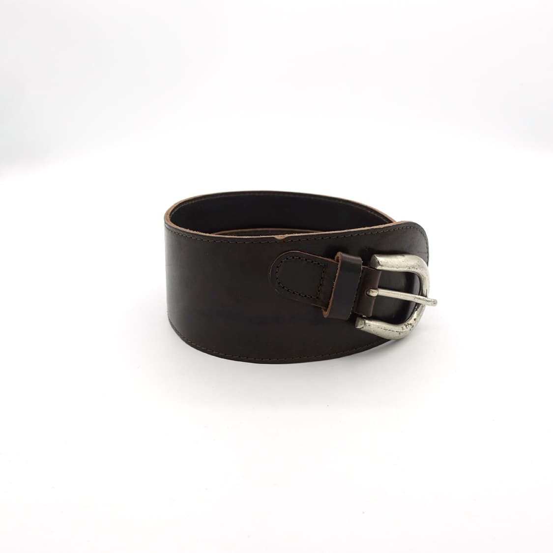 BENETTON 빈티지 베네통 아티잔 벨트 레이어링 레더  벨트 패널 상품이미지3