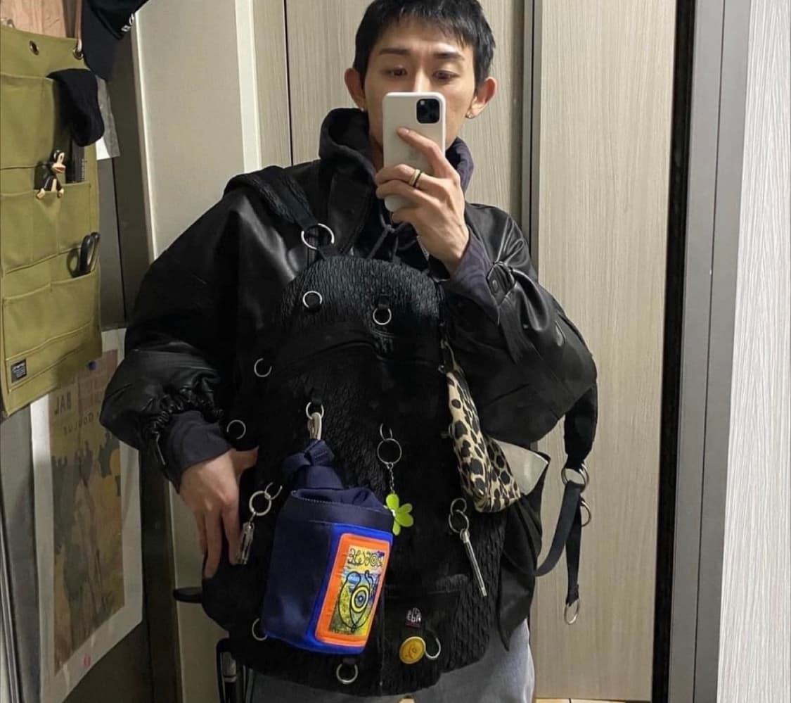 라프시몬스 이스트팩 패디드 루프링 백팩 단품 판매 상품이미지1