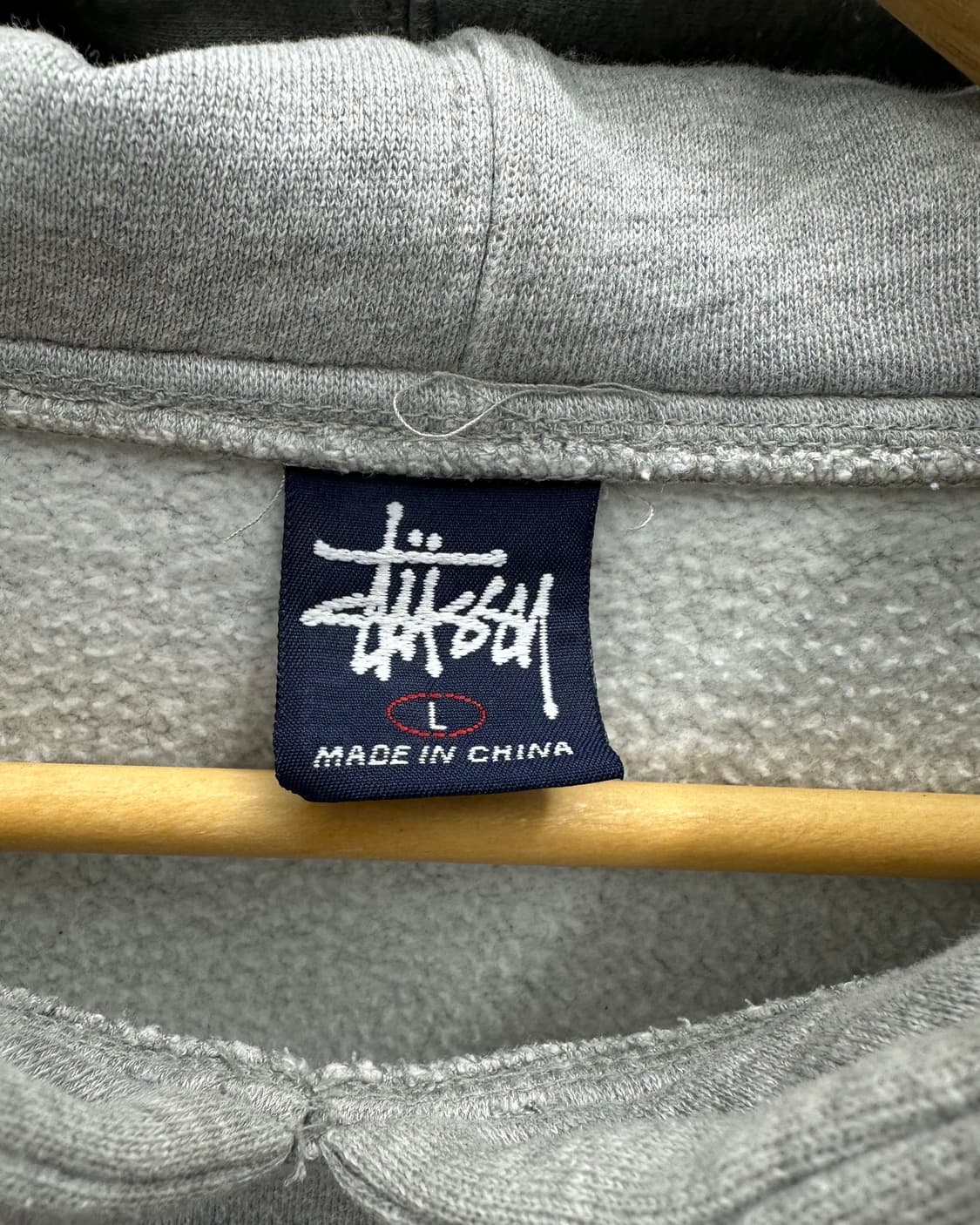 (L)스투시 자수 후드-M1541 상품이미지4