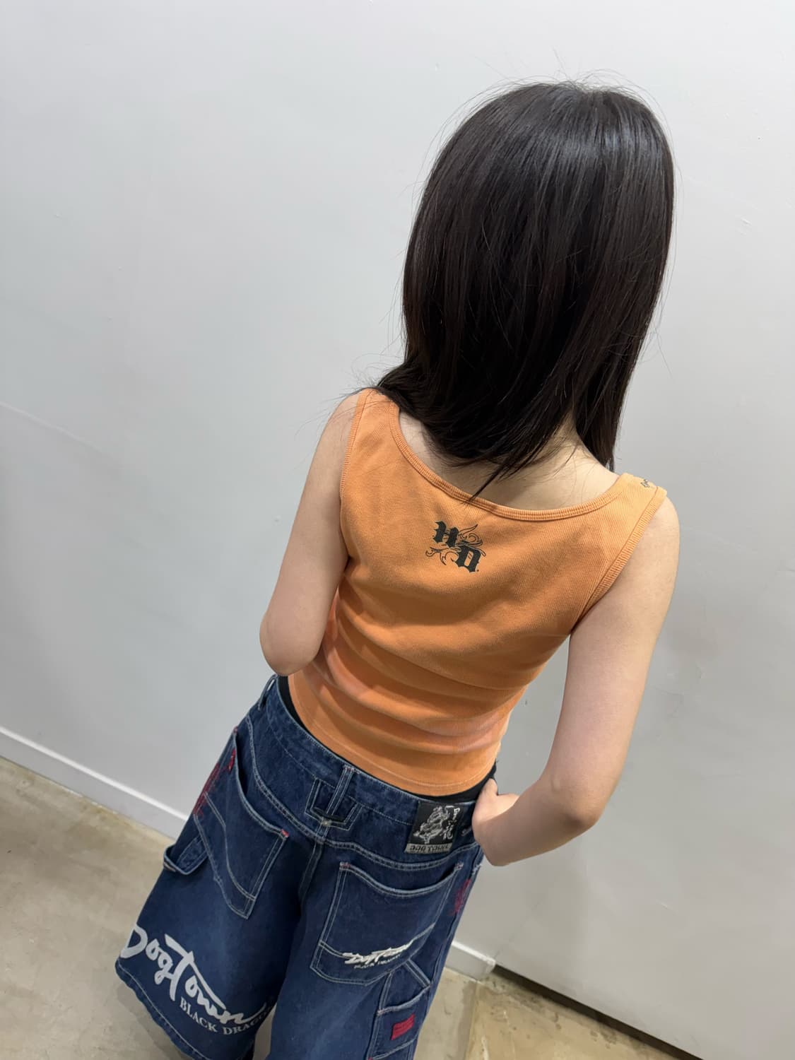 할리데이비슨 오렌지 코튼 슬리브리스 상품이미지5