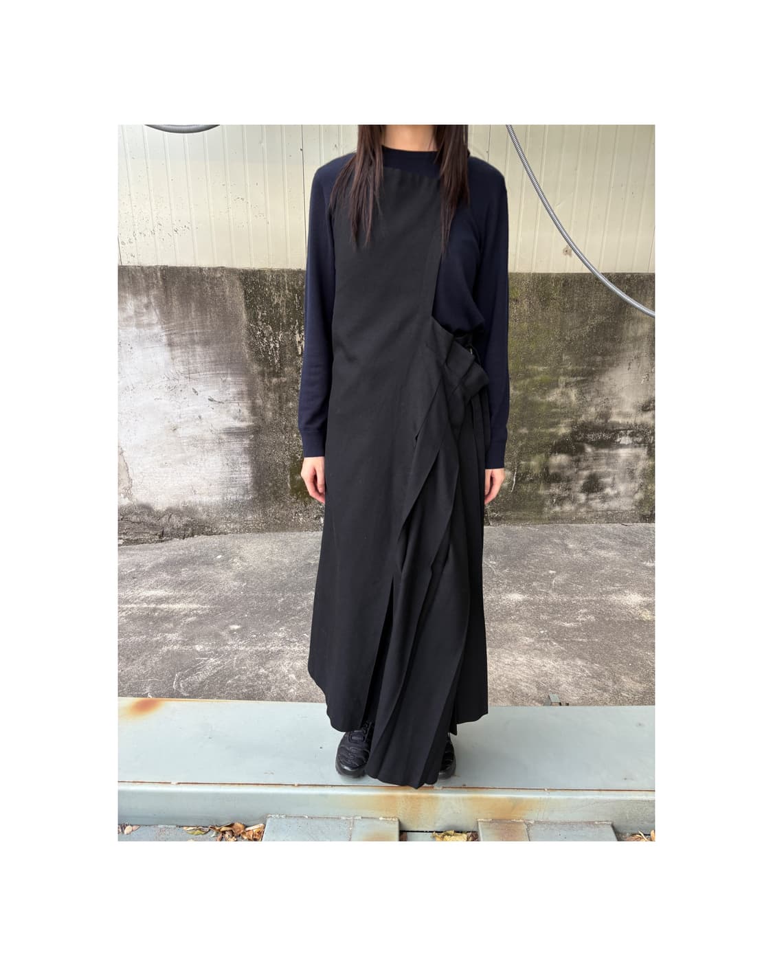 A/T 아츠로 타야마 비대칭 랩 원피스 상품이미지1