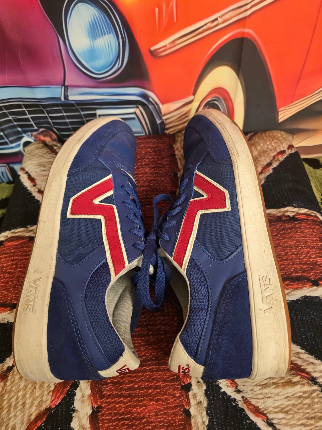 반스 로우랜드 CC '레트로 스포츠  네이비 레드' 스니커즈 상품이미지5