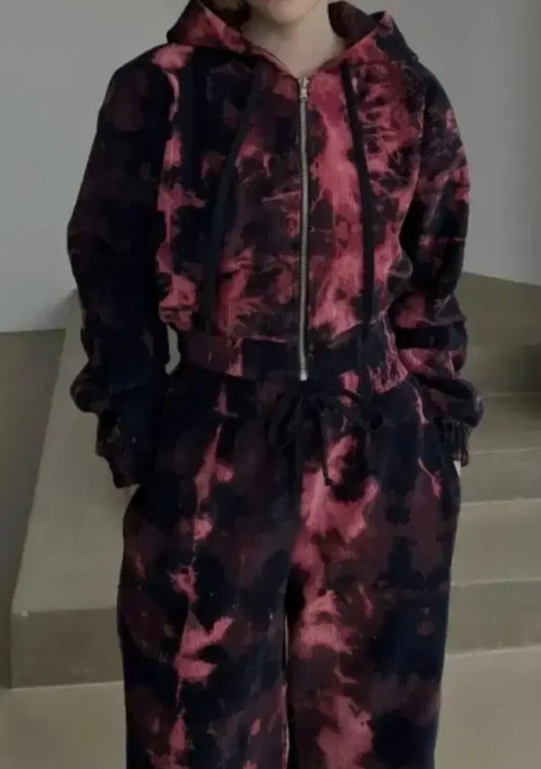 체리퀴리 타이다이 셋업 상품이미지1