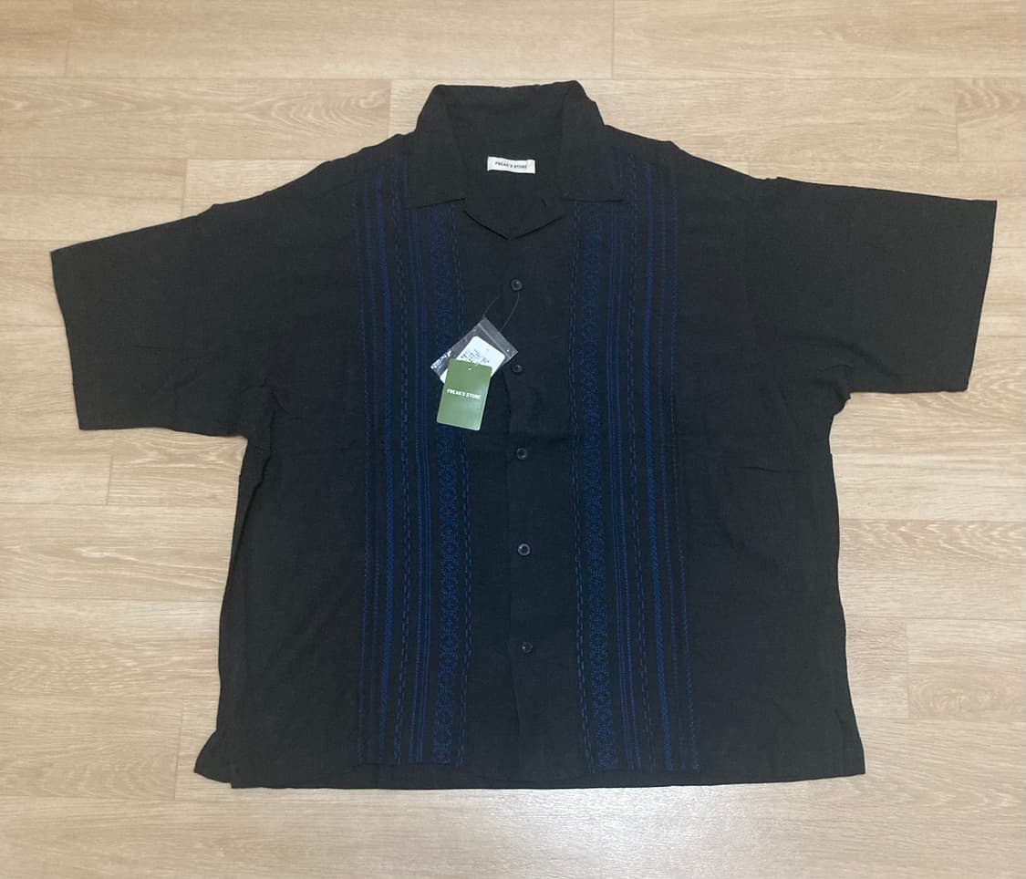 프릭스스토어 린넨 셔츠 S 블랙 상품이미지1