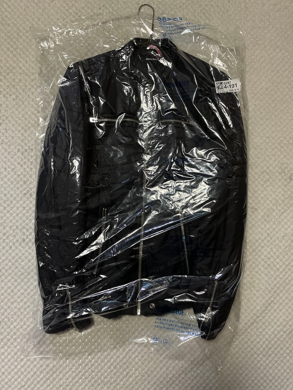 DIESEL 디젤 웨스턴 무드 바이커 봄버 자켓 블랙(클리닝O) 상품이미지2