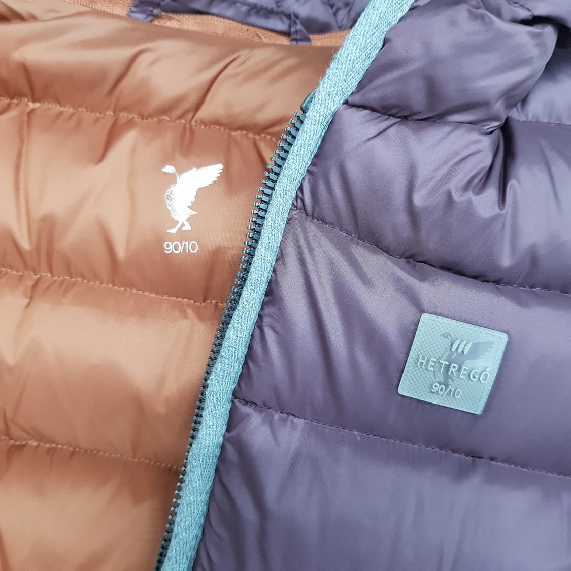 HETREGO  구스다운 후드 경량 패딩 베스트 IT 42사이즈 상품이미지6