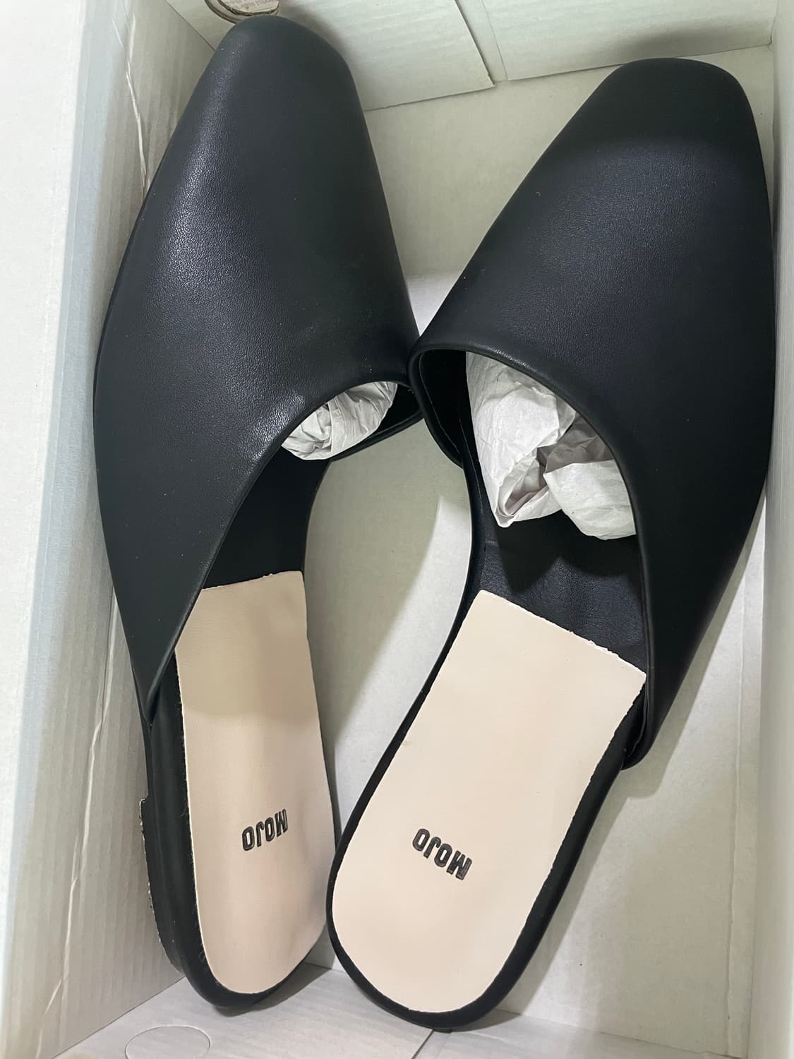 (새상품, 박풀) snap daily mule (데일리 뮬 슬리퍼 구두) 상품이미지1