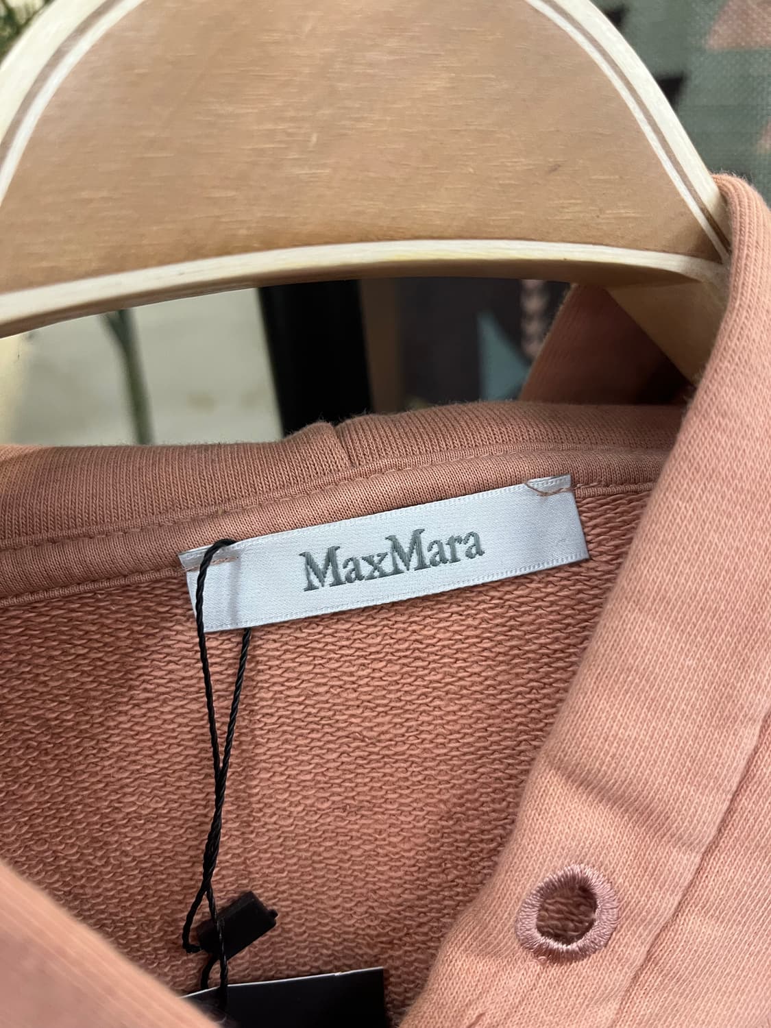 막스마라 아디토 코튼 후드 파우더 핑크 #csz727 상품이미지5