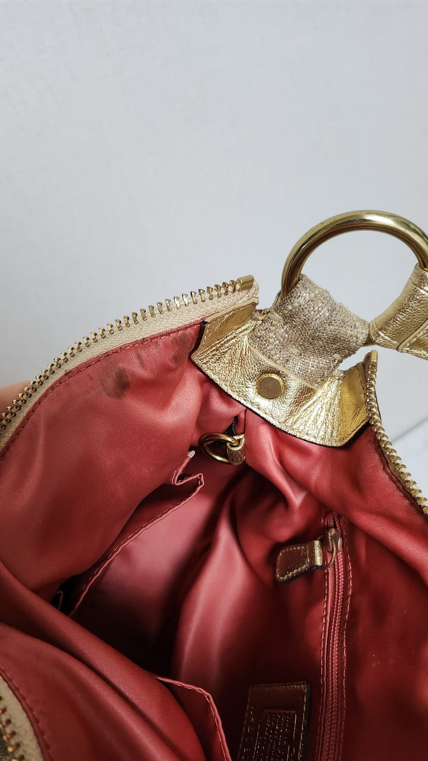 코치 메탈 패치워크 빈티지 버클 숄더백 상품이미지8