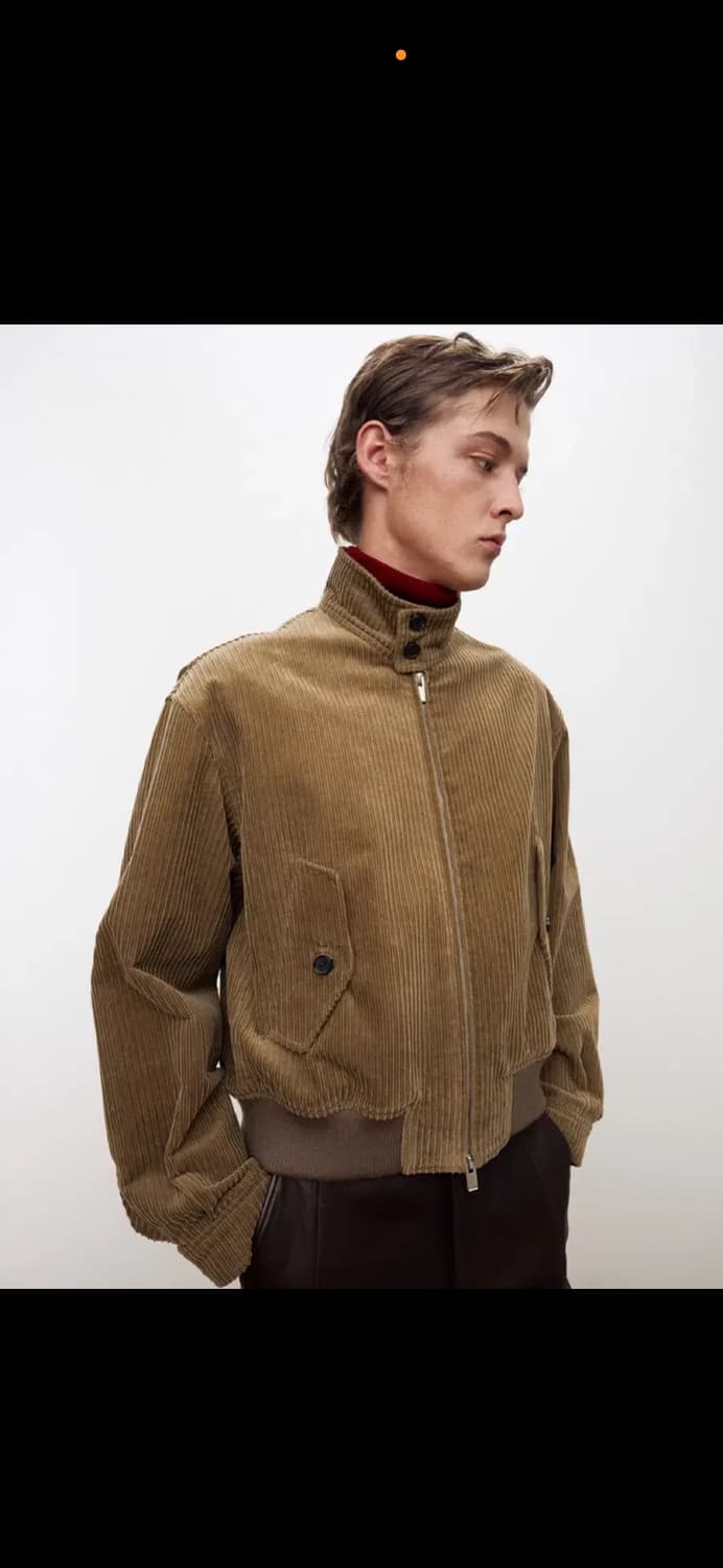 토니웩 이탈리아 코듀로이 헤링턴 자켓 XL  상품이미지2