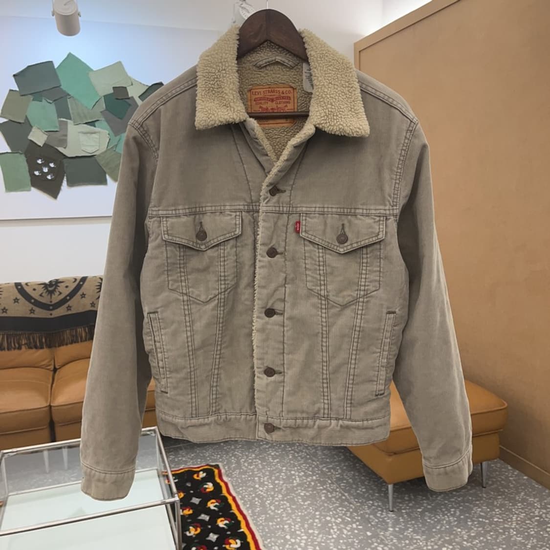리바이스 빈티지 컨트리 트러커 양털 자켓 S C07048 상품이미지3