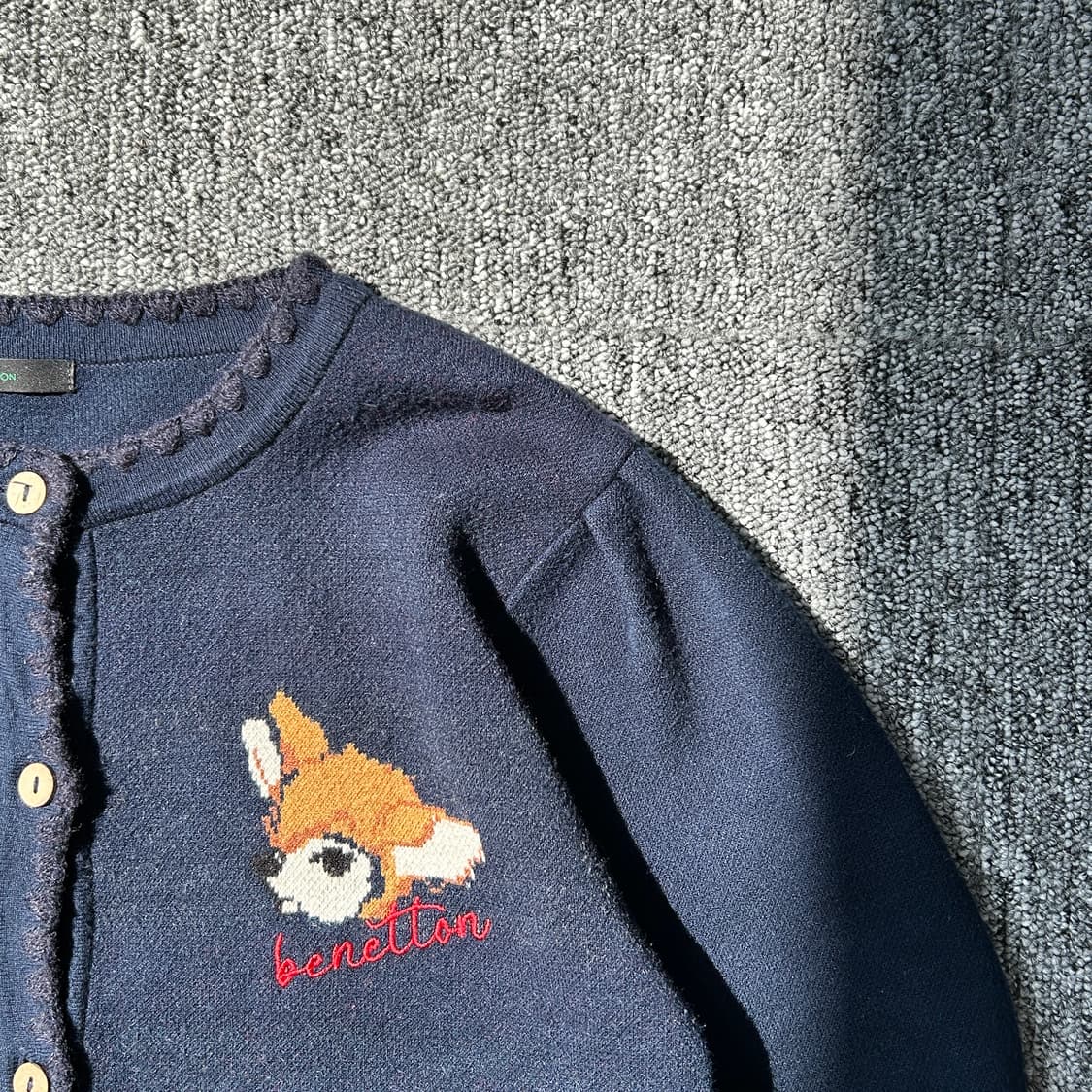 베네통 키즈 네이비 가디건 상품이미지2