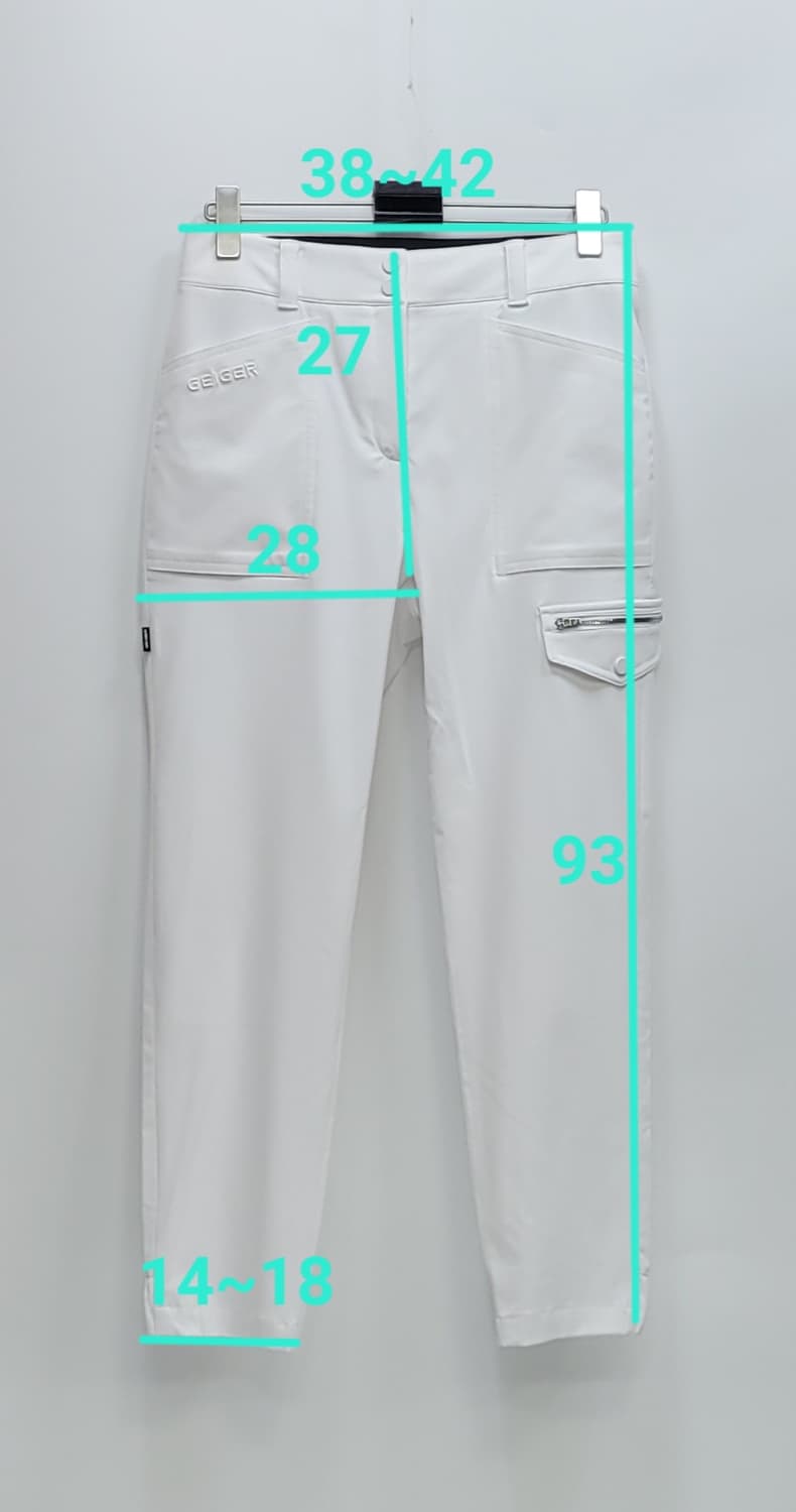 GEIGER 25SS 가이거 골프 스윙 팬츠 / 여 75 (28) 화이트 상품이미지10