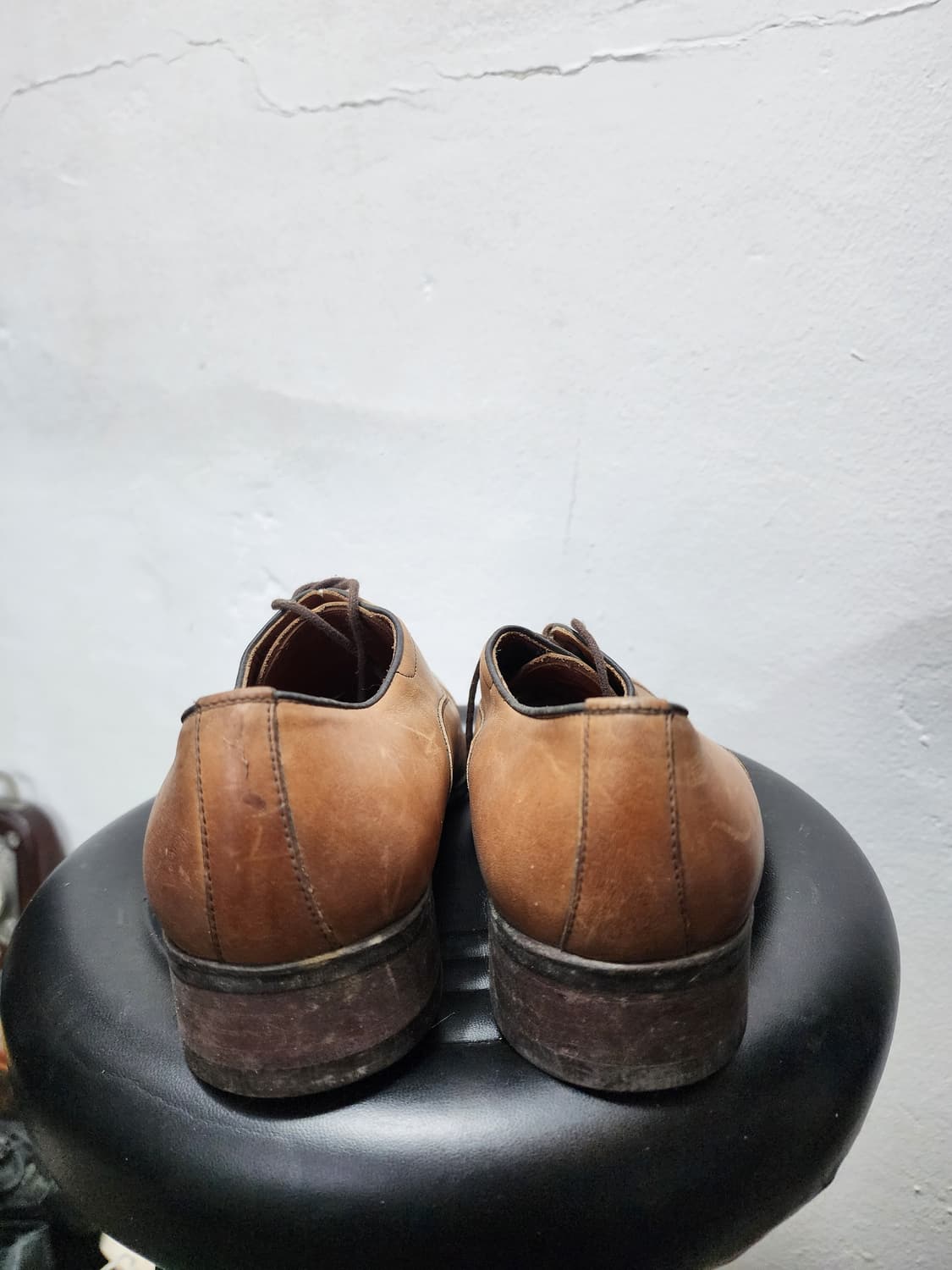 로가디스 브라운 레더 옥스포드 구두 상품이미지4