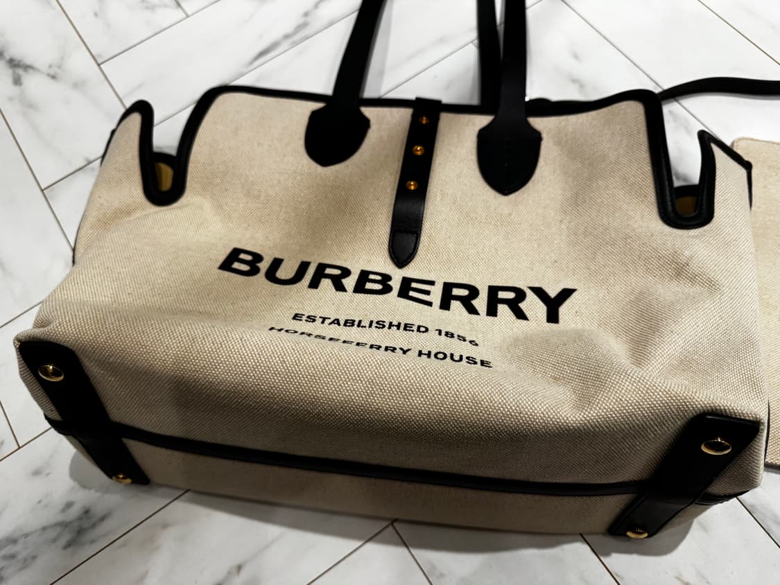 ++ 버버리 캔버스 보스턴백 (기저귀가방) ++ 상품이미지4