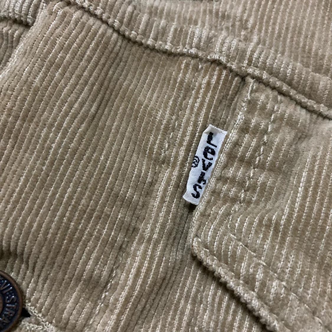 Levi's 리바이스 화이트 탭 빈티지 코듀로이 트러커 상품이미지5