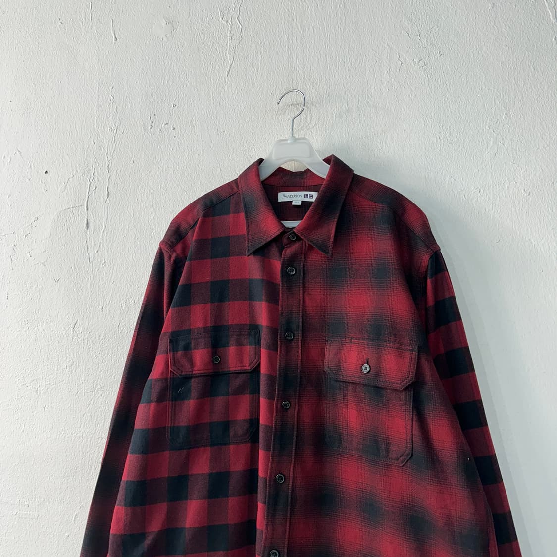 유니클로 JW앤더슨 체크남방 XL 상품이미지2