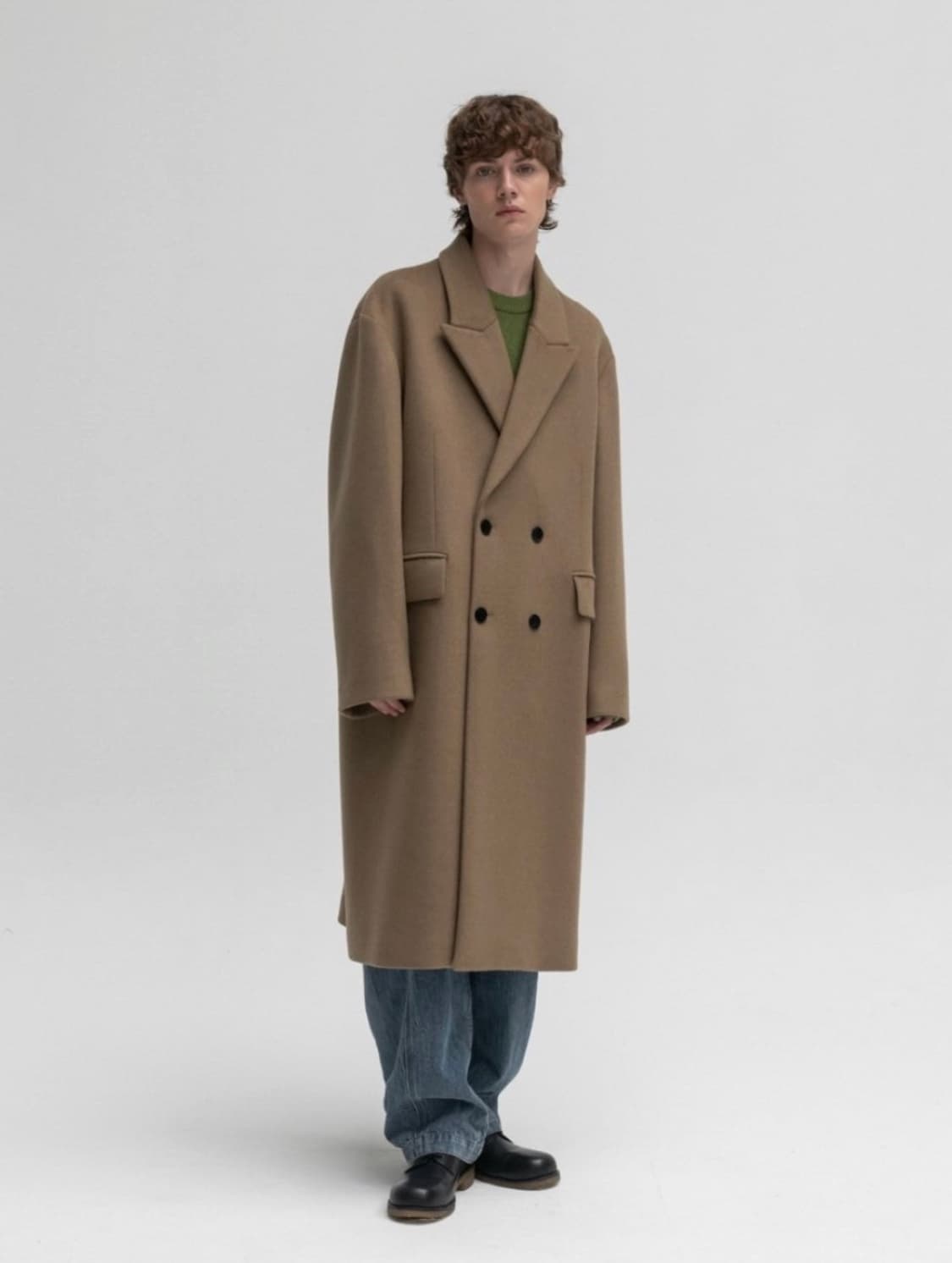 인사일런스 MTR 캐시미어 오버사이즈 더블코트(L) 상품이미지4