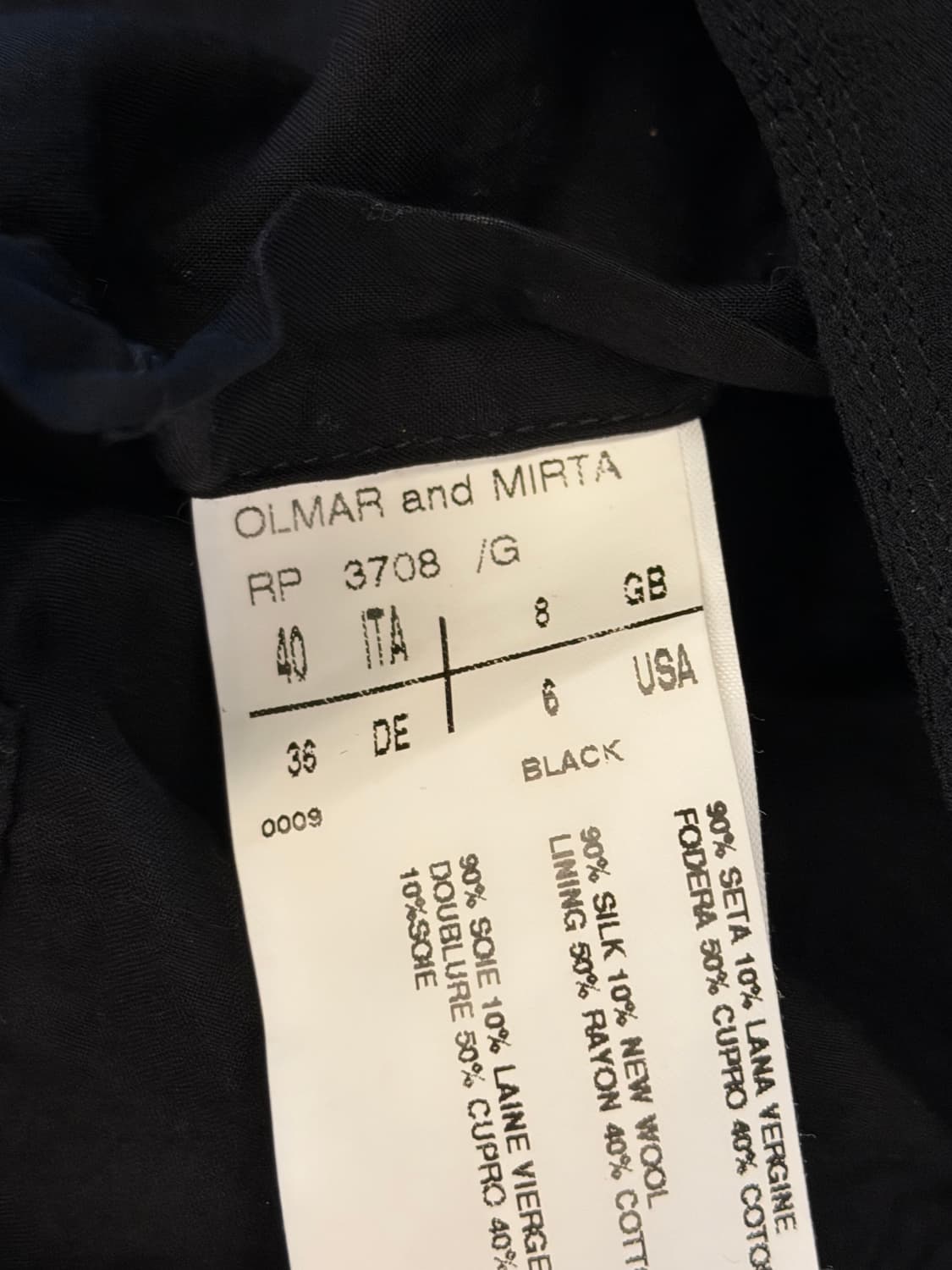 릭오웬스 아카이브 올마르 미르타 실크 자켓 가디건 상품이미지10