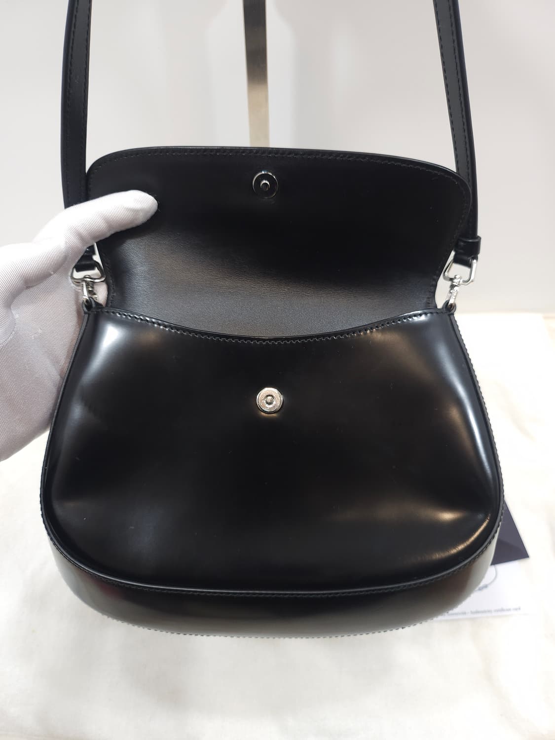 [정품] 프라다 클레오 브러시드 레더 플랩 숄더백 상품이미지3