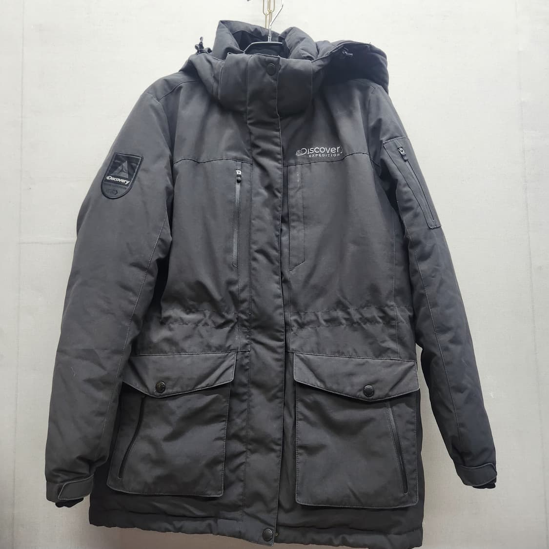 디스커버리 구스다운 후드패딩 100(L) 상품이미지1