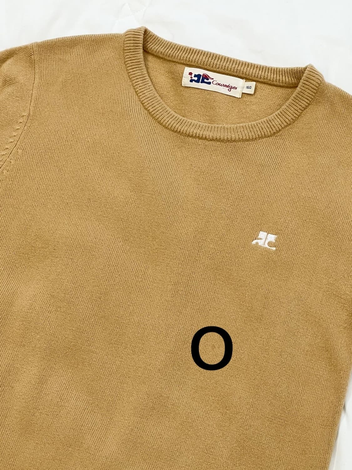 courreges / 꾸레쥬 베이지 반팔 니트   상품이미지5