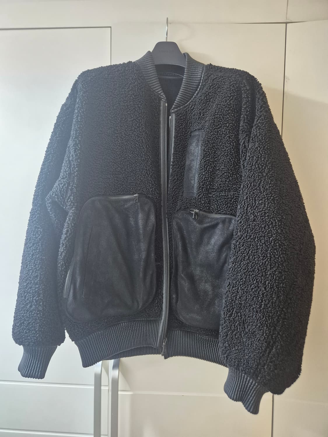 송지오 리버시블 MA-1 무스탕 48사이즈 상품이미지3