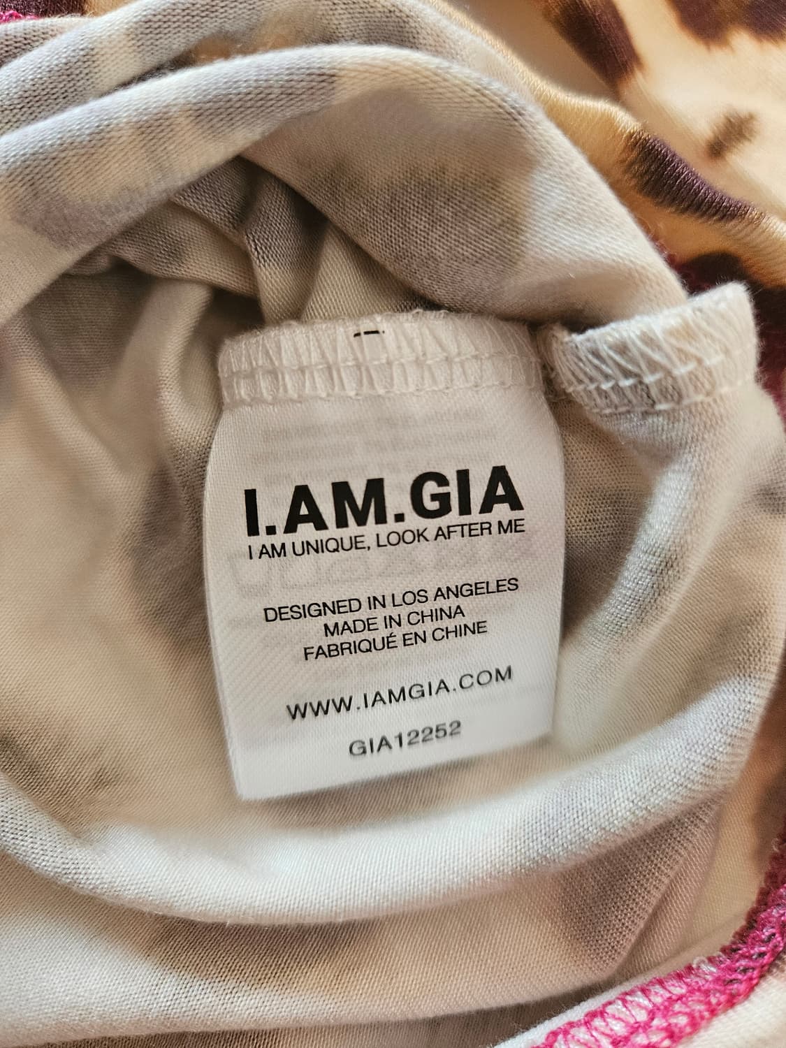 [새제품] 아이엠지아 레오파드 후드집업 상품이미지4