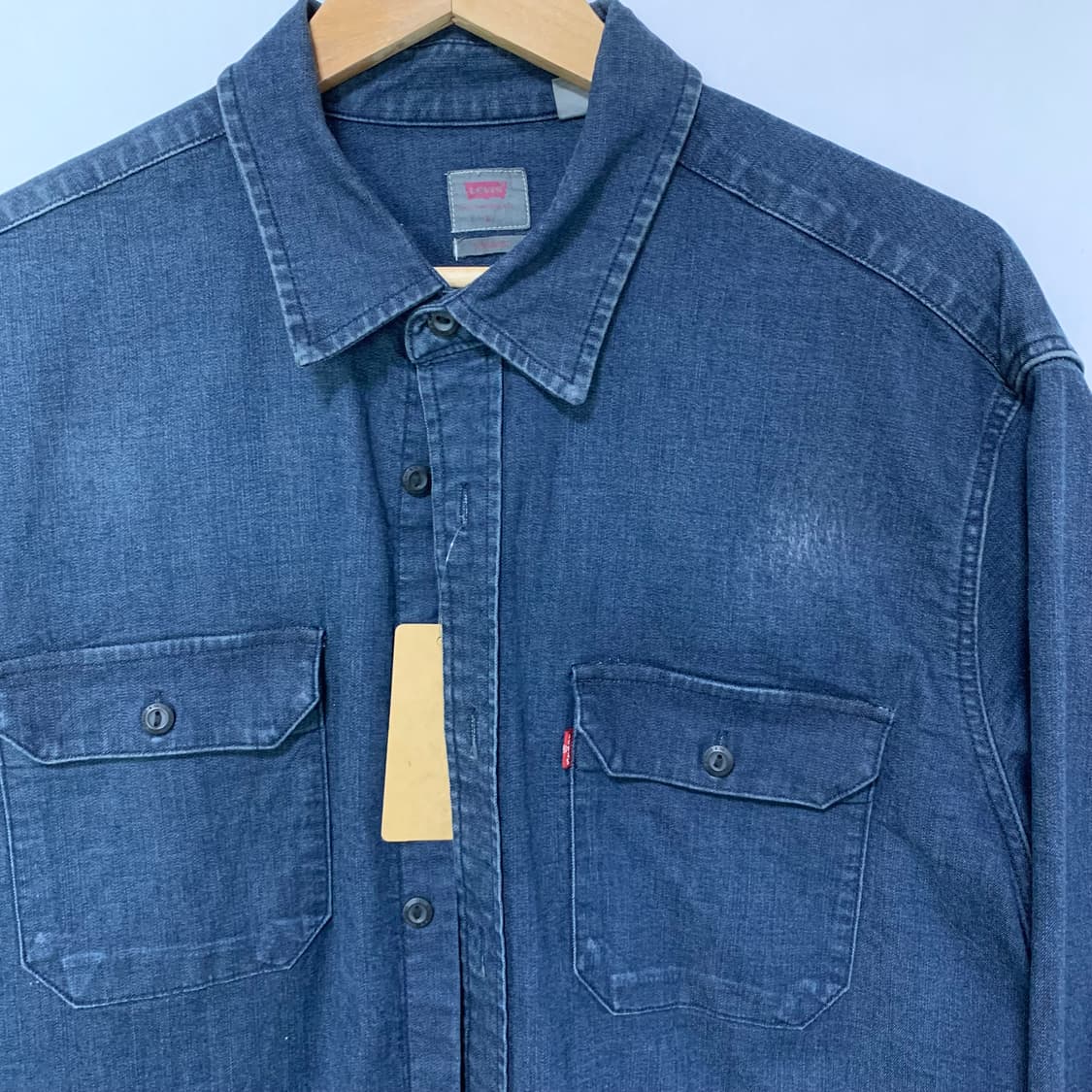 리바이스 다크 데님 셔츠 남방 긴팔 y2k 00s 2010 빈티지 상품이미지4